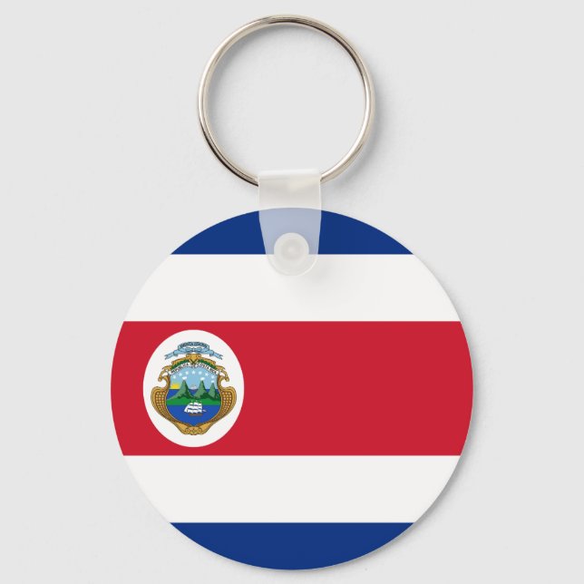 Costa Rican flag Keychain (Front)