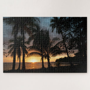 Costa Rican Sunset Over the Pacific Jigsaw Puzzle