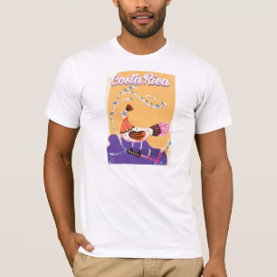 Costa Rican vintage travel print T-Shirt