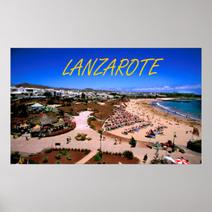 costa teguise lanzarote poster