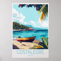 Costalegre Travel Poster