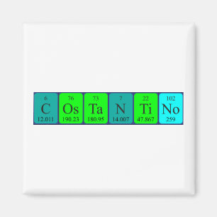 Costantino periodic table name magnet