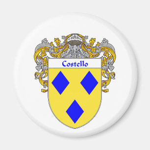 Costello Coat of Arms (Mantled) Magnet