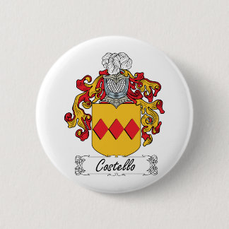 Costello Family Crest 6 Cm Round Badge