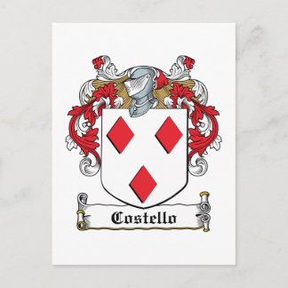 Costello Family Crest Postcard