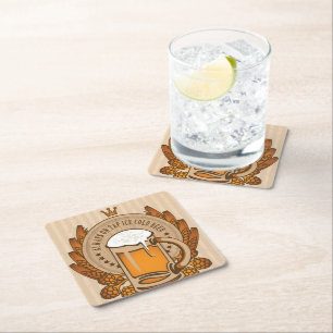 Costers - Mancave Beer Mats Square Paper Coaster