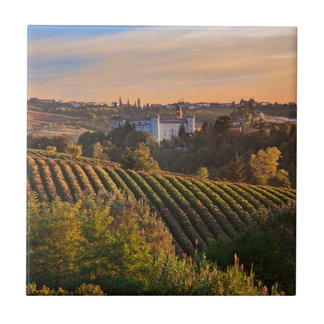 Costilgiole d'Asti, Piedmont, Italy Tile (Front)