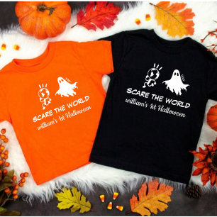 Costume 1st Halloween Pumpkin Funny Baby  T-Shirt