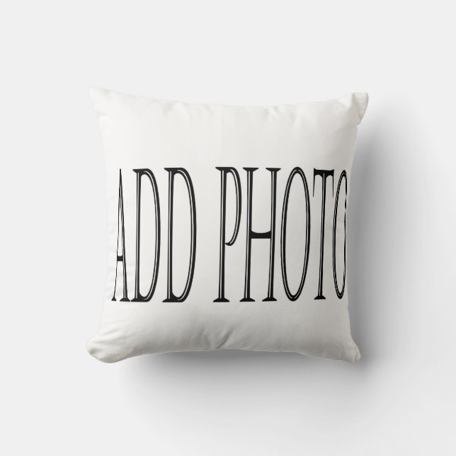 Costume add your own photo pillow (Front)