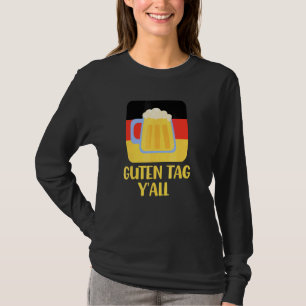 Costume Beer Mug Texas German Flag Guten Tag Y'al T-Shirt