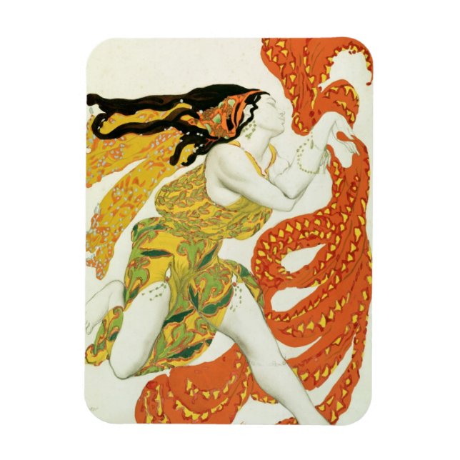 Costume design for a bacchante in 'Narcisse' Magnet (Vertical)