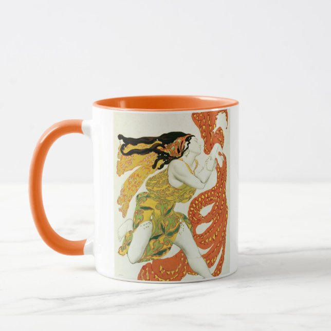 Costume design for a bacchante in 'Narcisse' Mug (Left)