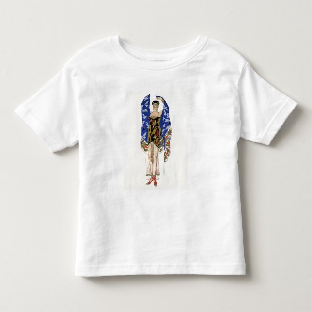 Costume design for a Dancing Girl (colour litho) Toddler T-Shirt (Front)