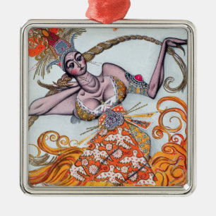 Costume design for a pas de deux danced at the ope metal tree decoration