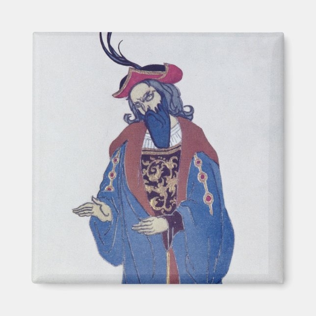 Costume design for Blue-Beard, from Sleeping Beaut Magnet (Front)