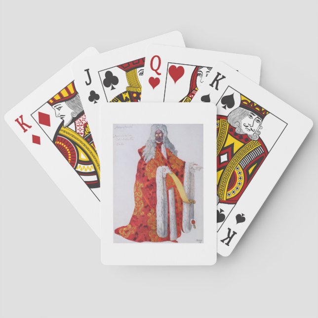 Costume design for Marshal Cantalabutte, from Slee Playing Cards (Back)