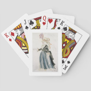 Costume design for 'Misa Sert' as 'Une Dame de la Playing Cards