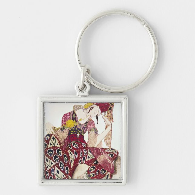 Costume design for Nijinsky at ballet 'La Key Ring (Front)