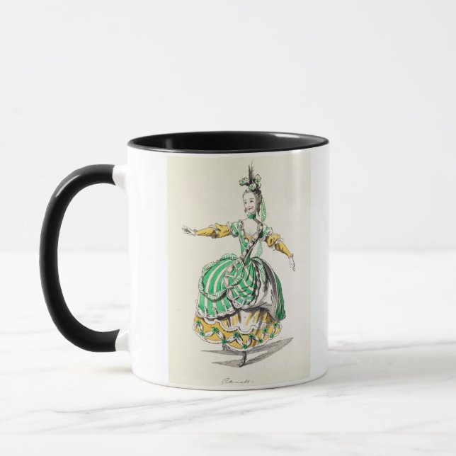 Costume design for Phrygienne, in Dardanus, a libr Mug (Left)