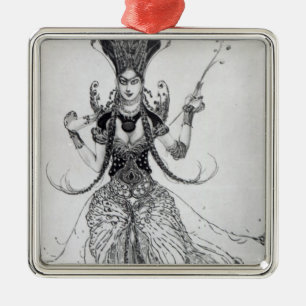 Costume design for 'The Firebird', 1910 Metal Tree Decoration