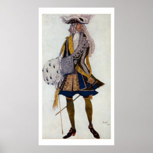 Costume design for The King, in the Garden, from S Poster