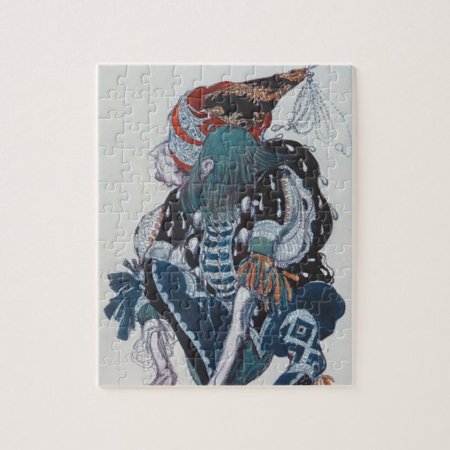 Costume design for the Pageboy of the wicked fairy Jigsaw Puzzle (Vertical)