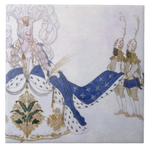 Costume design for The Queen and Her Pages, from S Tile