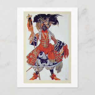 Costume design for The Queen's Guard, from Sleepin Postcard