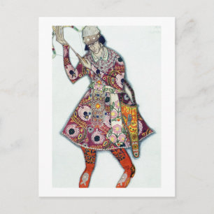 Costume design for The Tsarevitch, from The Firebi Postcard