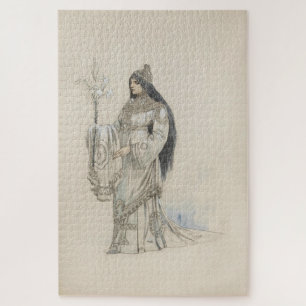 Costume Design for Théâtre de la Renaissance Jigsaw Puzzle