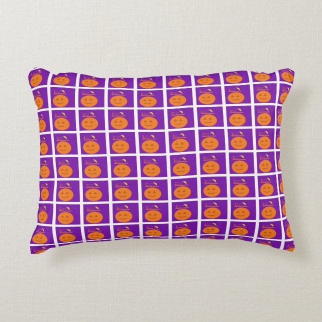 Costume Design Pumpkin Accent Pillow (Front)
