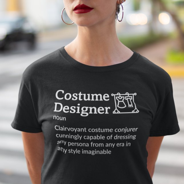 Costume Designer Definition Dark Mode - Film Crew T-Shirt (Creator Uploaded)
