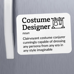 Costume Designer Definition Set Life 3" x 4" Fle Magnet
