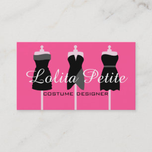 Costume Designer Fashion Seamstress Alterations Business Card