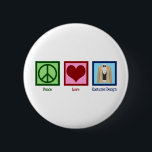 Costume Designer Peace Love Costumes 6 Cm Round Badge<br><div class="desc">Peace Love Costume Design. A cute costume designer gift for someone who works in movie or theatre to pick out clothing for the actors on set.</div>