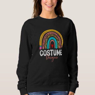 Costume Designer Rainbow News Media Production Com Sweatshirt