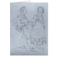 Costume designs Figaro and Susanna from opera