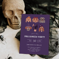Costume Dogs Halloween Party