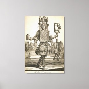 Costume for a Clock Maker, pub. by Gerard Valck (1 Canvas Print