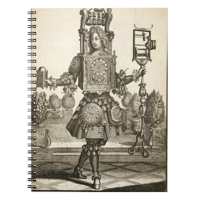 Costume for a Clock Maker, pub. by Gerard Valck (1 Spiral Notebook (Front)