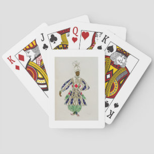 Costume for a 'negro', from Aladdin, 1916 (colour Playing Cards