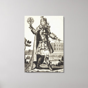 Costume for an Astrologer, pub. by Gerard Valck (1 Canvas Print