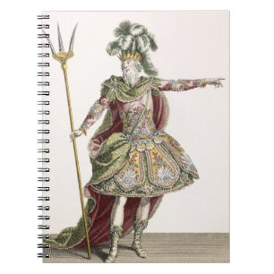 Costume for Neptune in several operas, engraved by Spiral Notebook