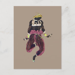 Costume for Scheherazade by Leon Bakst Postcard