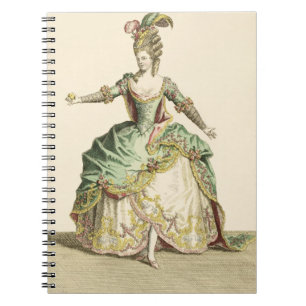 Costume for Venus in several operas, engraved by t Notebook