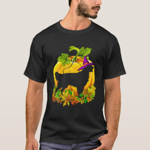 Costume Halloween Funny Golden Retriever Witch Hat T-Shirt