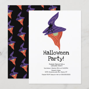 Costume Halloween Party Gnome Doodles Invitation