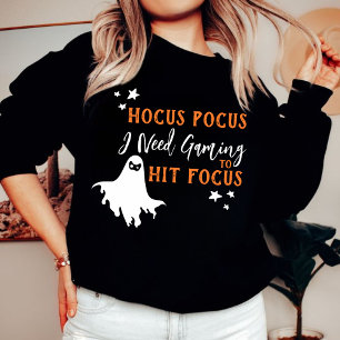 Costume Hocus Pocus I Need Gaming To Hit Focus  Sweatshirt