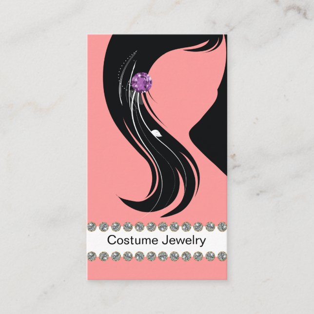 Costume Jewellery Business Cards (Front)