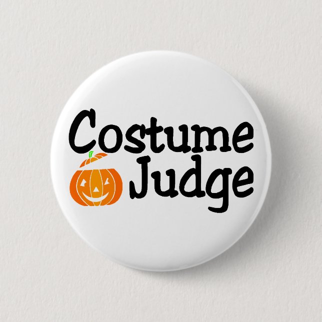 Costume Judge 6 Cm Round Badge (Front)